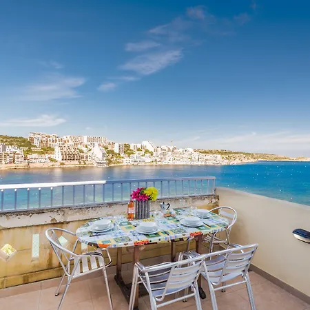 Blue Harbour 1 - Seafront 2-bedroom With Terrace St Paul's Bay Wardija