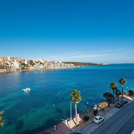 Blue Harbour 1 - Seafront 2-bedroom With Terrace St Paul's Bay Apartamento Wardija