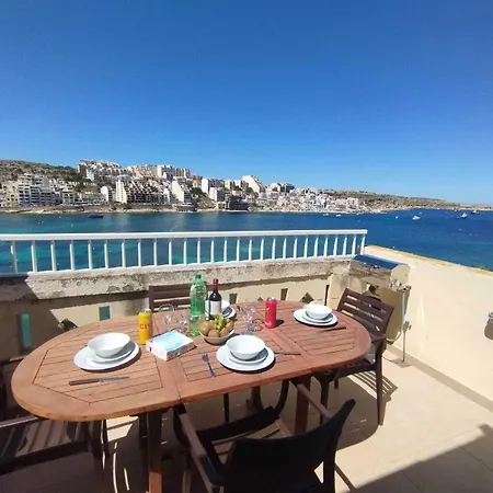 Blue Harbour 1 - Seafront 2-bedroom With Terrace St Paul's Bay * Wardija